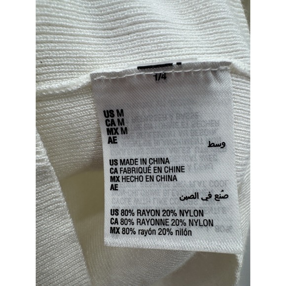 Y2K INC Womens Medium Babydoll Sweater V-Neck Faux Wrap Cottagecore Preppy Retro - Picture 5 of 10